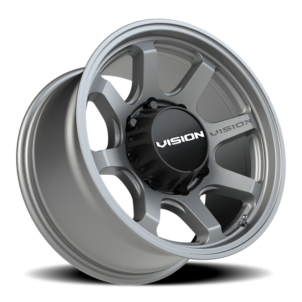 Vision Wheel 8-6.5 SG FLOW - 8 Lug Satin Gunmetal Aluminum Wheel