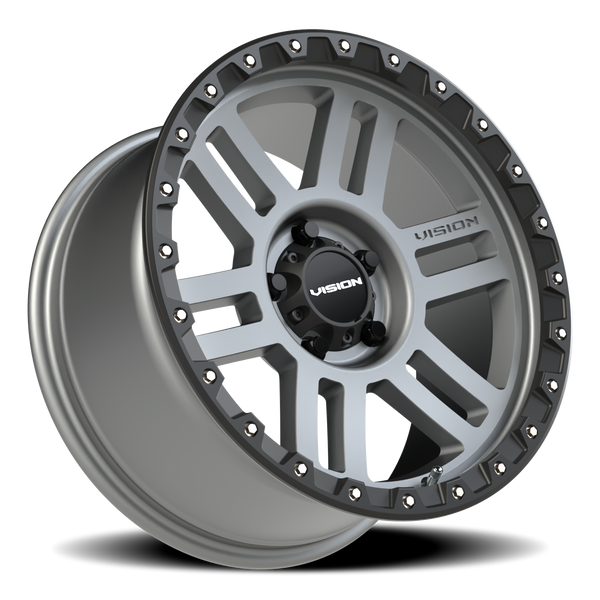 5x114.3 Satin Black Vision Manx2 Wheel