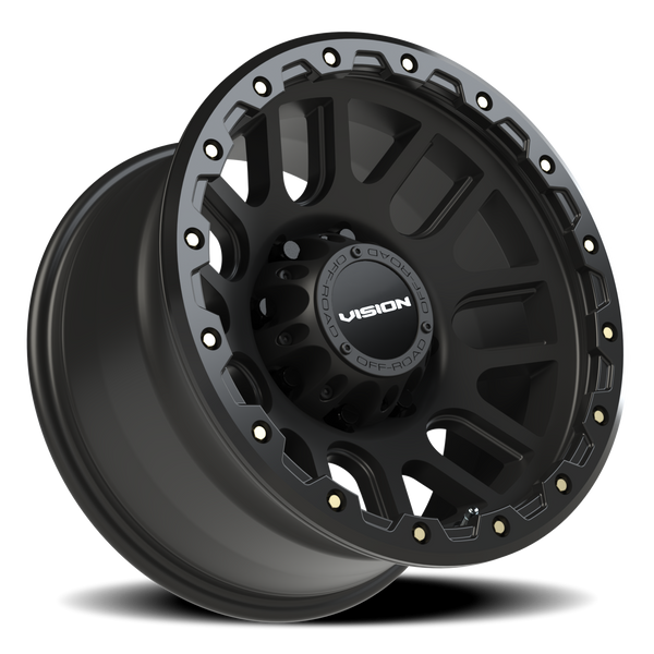 Vision Wheel 8x6.5 Inch Matte Black Nemesis Automotive Wheel