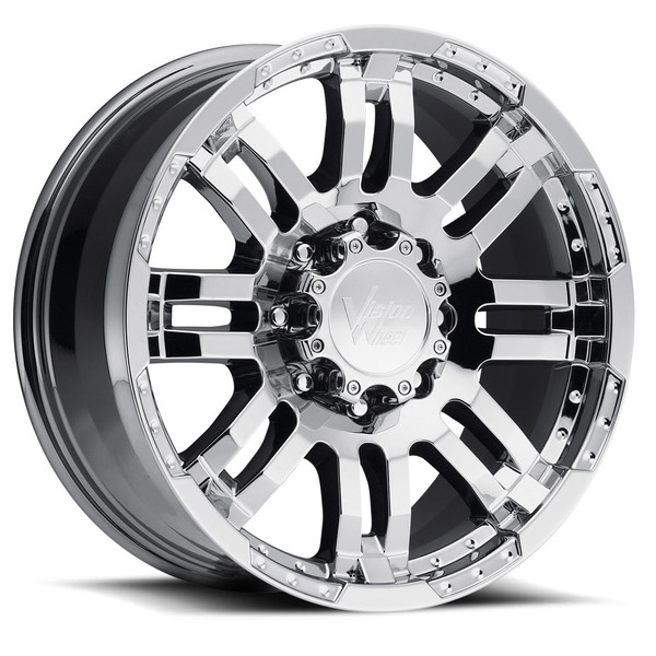 Vision Wheel 8-170 CHR Warrior Chrome Wheel 8x170mm Bolt Pattern