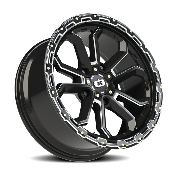 Vision Wheel 5x5 Gloss Black Korupt Automotive Wheel