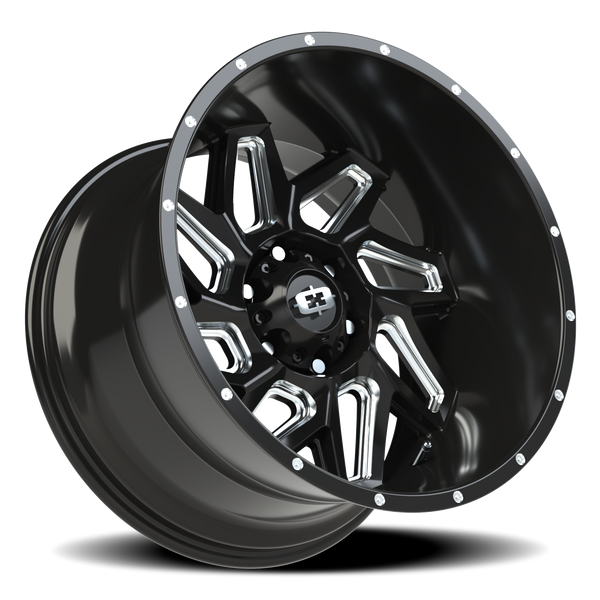 Vision Wheel 6-139.7 GBMS Spyder Gloss Black Machined Automotive Wheel