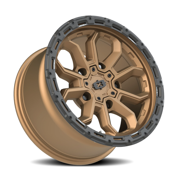 Vision Wheel 5x5 SBZ/SBLIP Satin Black Finish Automotive Wheel Rim