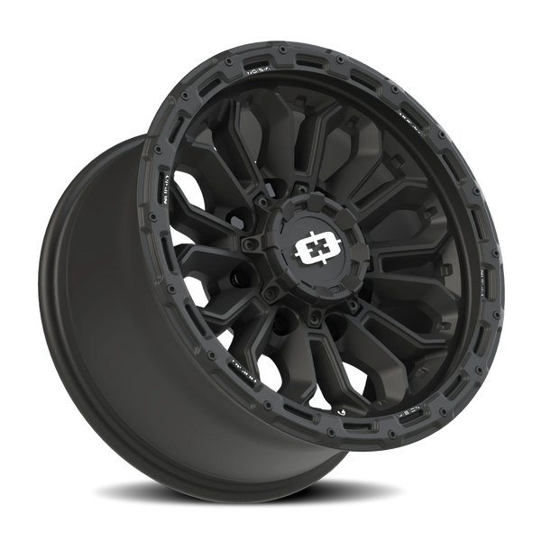 Vision Wheel 8-170 SB VIS KORUPT Satin Black Wheel — 8x170mm Bolt Pattern
