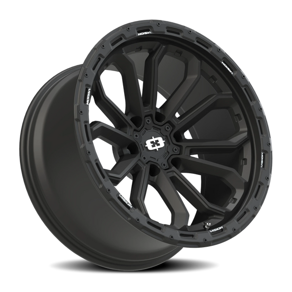 Vision Wheel 6-135 SB Korupt Satin Black Automotive Wheel