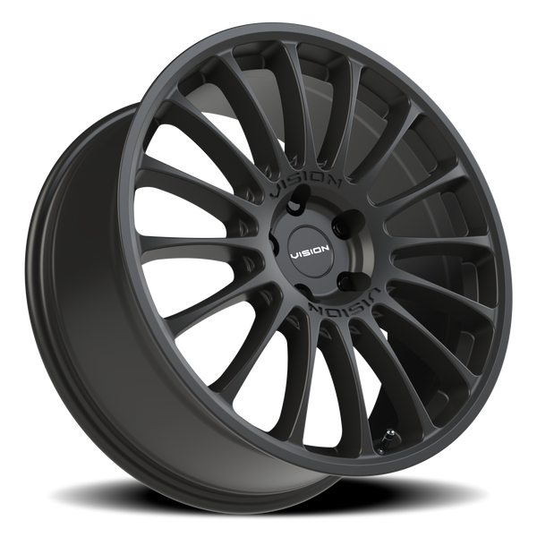 Vision Wheel 5x114.3mm Satin Black Monaco Wheel