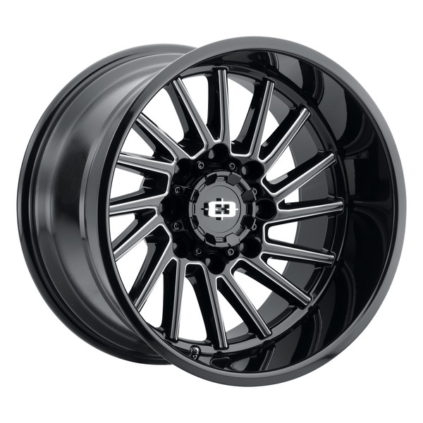 Vision Wheel 8-180 GBMS Rapier Gloss Black Machined Automotive Wheel