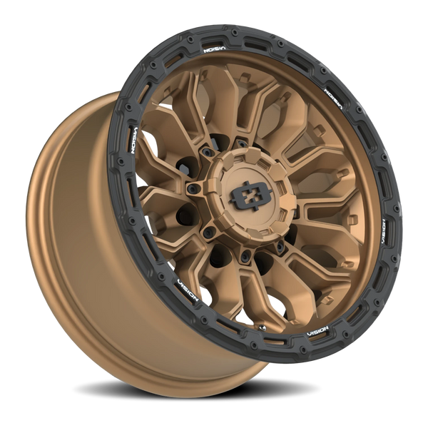 Vision Wheel 8x6.5 KORUPT Satin Black Automotive Wheel
