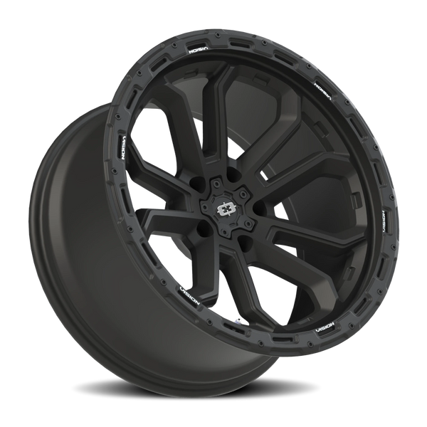 Vision Wheel 5-Lug 5.0" Satin Black Korupt Wheel