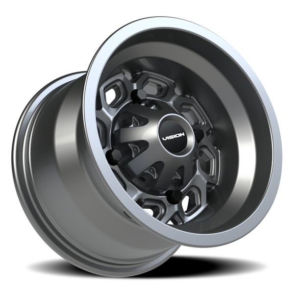 Vision Wheel 4-136 SPYDER Gunmetal Automotive Wheel