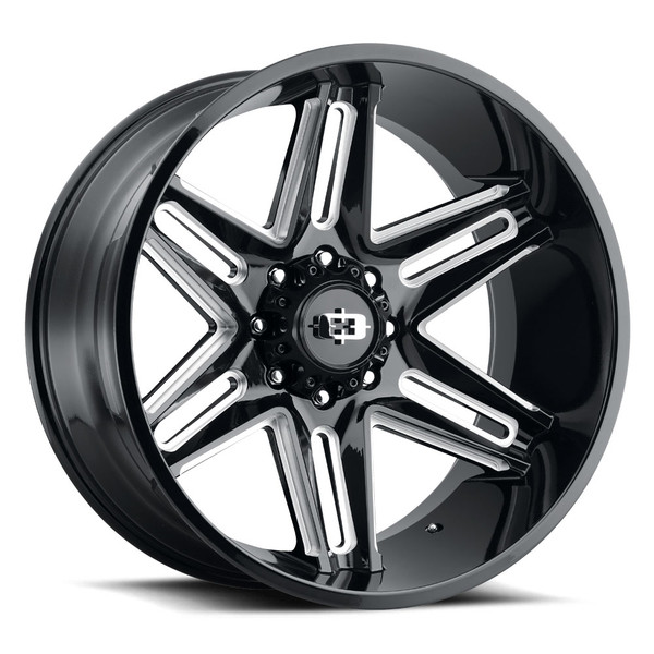 Vision Wheel 8-180 GBMS Razor Gloss Black Machined Wheel
