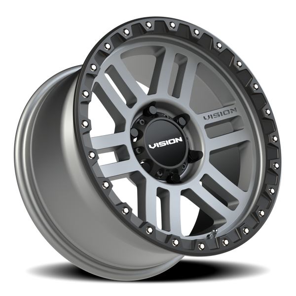 Vision Wheel 6-Lug Satin Black MANX2 Automotive Wheel
