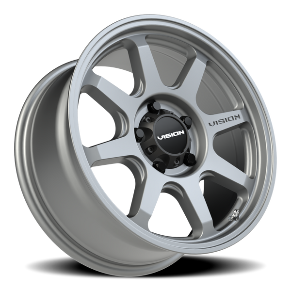 Vision Wheel 5-4.5 SG Flow 8-Lug Satin Gunmetal Wheel