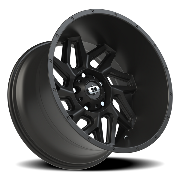 Vision Wheel 5x139.7 Spyder Satin Black Automotive Wheel Rim