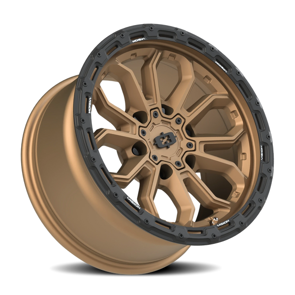 Vision Wheel 6-5.5 SB VIS KORUPT Satin Black Automotive Wheel