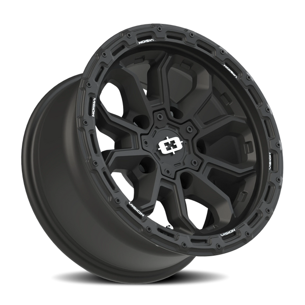 Vision Korupt 5x5.0 Satin Black Wheel