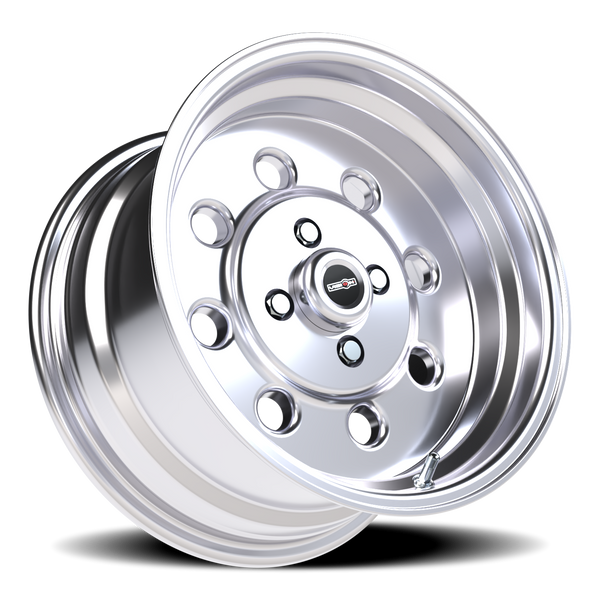 Vision Wheel 4x107.95/4.25 Polished Straight Lug Wheel
