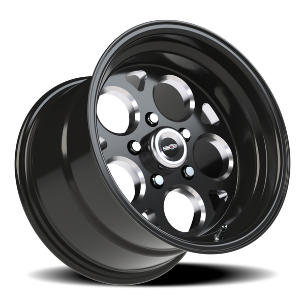 Vision Wheel 5x120.65/4.75 GBMS Gloss Black Machined Satin Automotive Rim