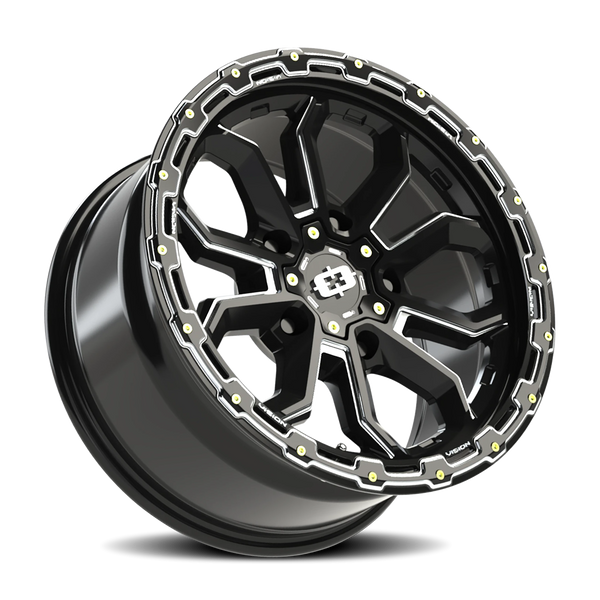 Vision Wheel 5-150 GBLK MIL SPK VIS KORUPT Gloss Black Wheel