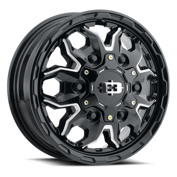 Vision Wheel 5x130 GBMS Korupt Gloss Black Machined Finish Automotive Wheel
