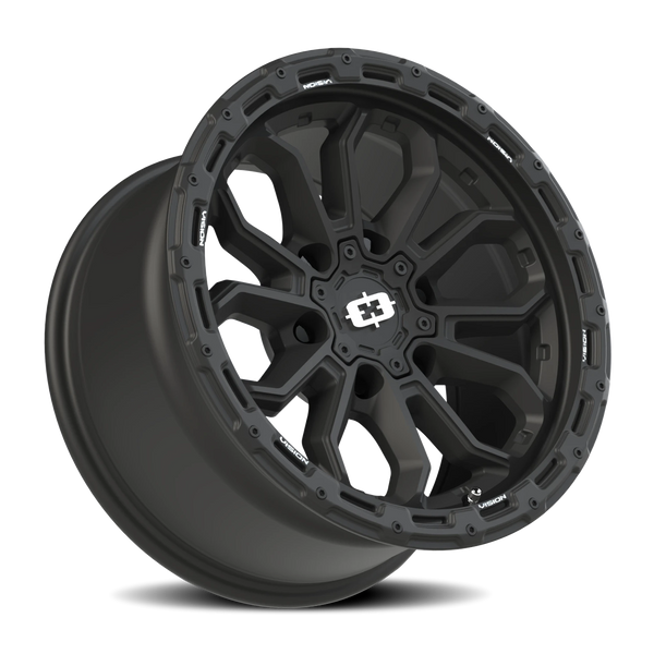 Vision Wheel 6-5.5 SB VIS KORUPT Satin Black Wheel