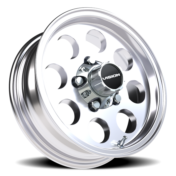 Vision Wheel Midway 5x4.5 Polished Automotive Wheel Rim