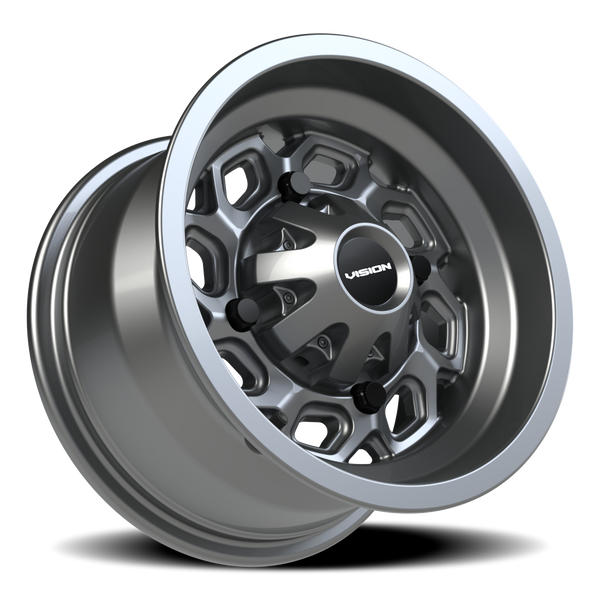 Vision Wheel SPYDER 4-110 Gunmetal Automotive Wheel