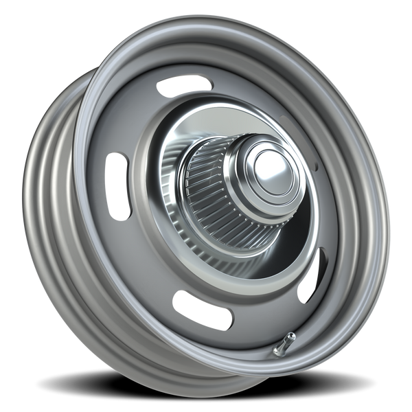 Vision Wheel 5x4.5" Silver Rally Vision Automotive Wheel