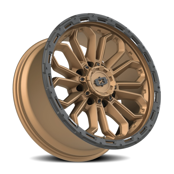 Vision Wheel 8-180 Satin Black KORUPT Automotive Wheel