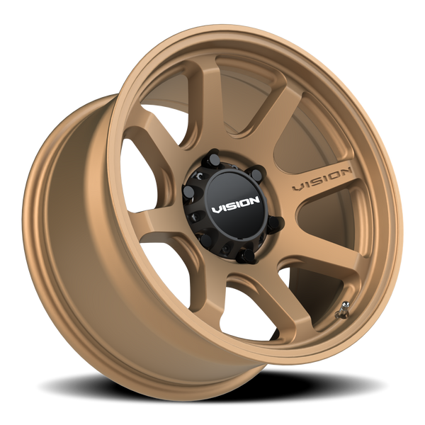 Vision Wheel 6-5.5 BZ VIS FLOW - 6x5.5" Bronze Finish Automotive Wheel