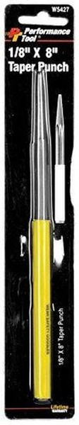 WILMAR WLMW5427 W5427 Taper Punch, 1/8" x 8"