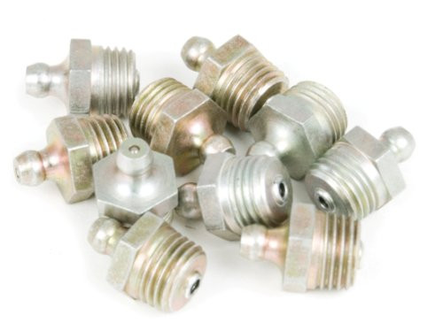 WILMAR WLMW54258 Performance Tool W54258 1/4" NPT Straight Grease Fitting, 10 Pack