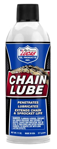 LUCAS OIL 10393 CHAIN LUBE AEROSOL/12X1/1