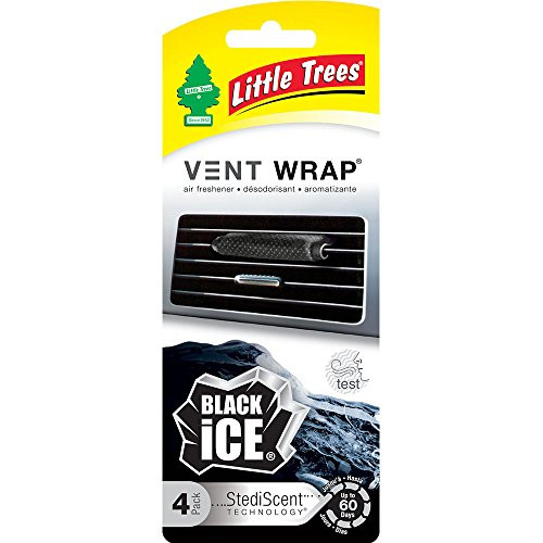 CAR FRESHNER CTK5273124 VENT WRAP - 4-PK BLACK ICE