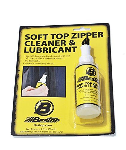 BESTOP 1121600 SOFT TOP ZIPPER CLNR 2OZ