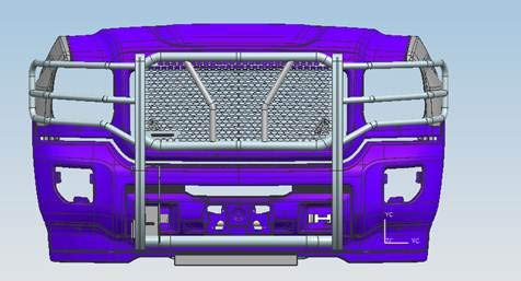 BLACK HORSE RUGMSI15B RUGGED HEAVY DUTY GRILLE
