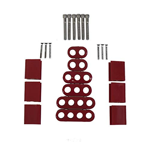 TAYLOR CABLE 42522 HRZNTL RED WIRE LOOM KIT