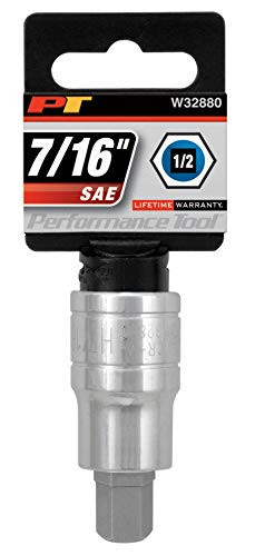 PERFORM TOOL W32880 HEX BIT SOCKET 7/16