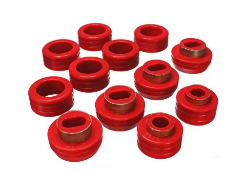 ENERGY SUSPN 34130R Energy Suspension Body Mount Set for S10