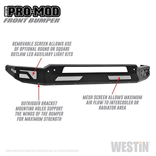 WESTIN 5841195 PROMODBMPR RAM 2500/3500 10-19 TXBL