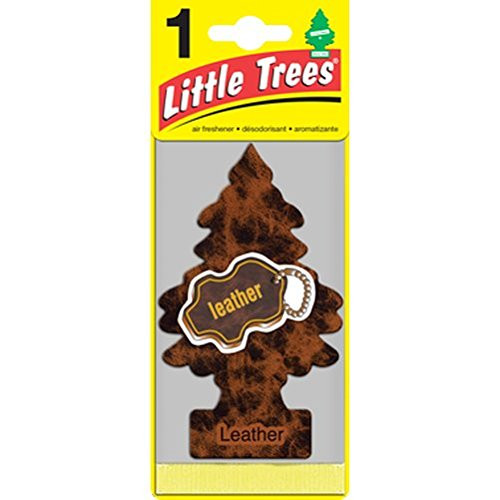 CAR FRESHNER U3S32290 LEATHER  3 PACK LITTLE TR