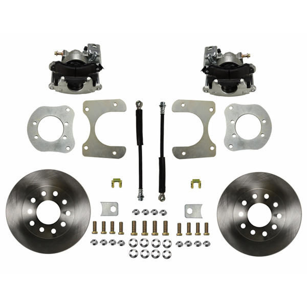Leed Brakes LEERC4001 REAR DISC BRAKE KIT WITH PLAIN ROTORS AND ZINC PLATED CALIPERS