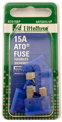 LITTELFUSE ATO15BP ATO FUSE 5 CDS/PACK, 15A