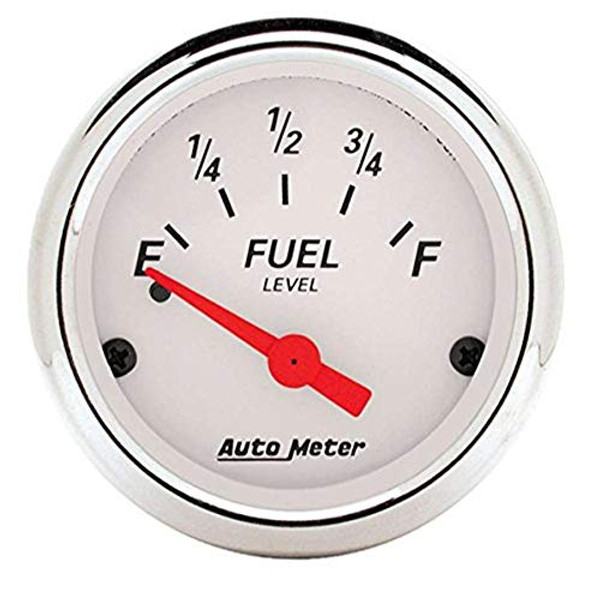 AUTO METER 1318 ARCTIC WHT.FUEL LEV.21/16