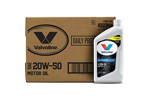 VALVOLINE 822344 VAL PC 20W50 6/1 QT CS