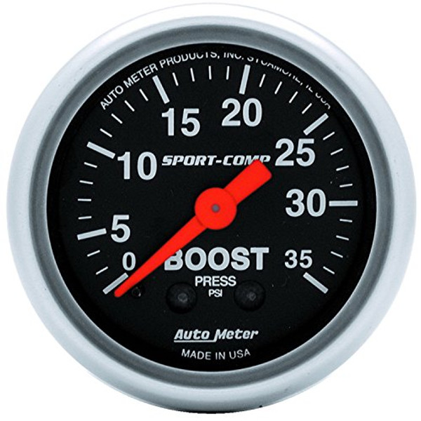 AUTO METER 3304 SPORTCOMP BOOST 2-1/16
