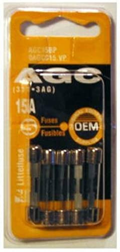 LITTELFUSE AGC25BP AGC GLS FUSE 5CDS/PK, 25A