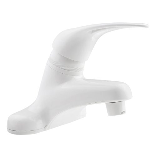 DURA FAUCET DFPL100WT SINGLE   LAV WHITE