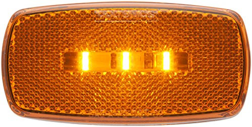 OPTRONICS MCL32ABS LED M/C;OVAL;BLK; AMB