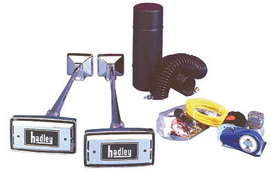 HADLEY HORNS H00977N TWIN RECTANGULAR HORN KIT